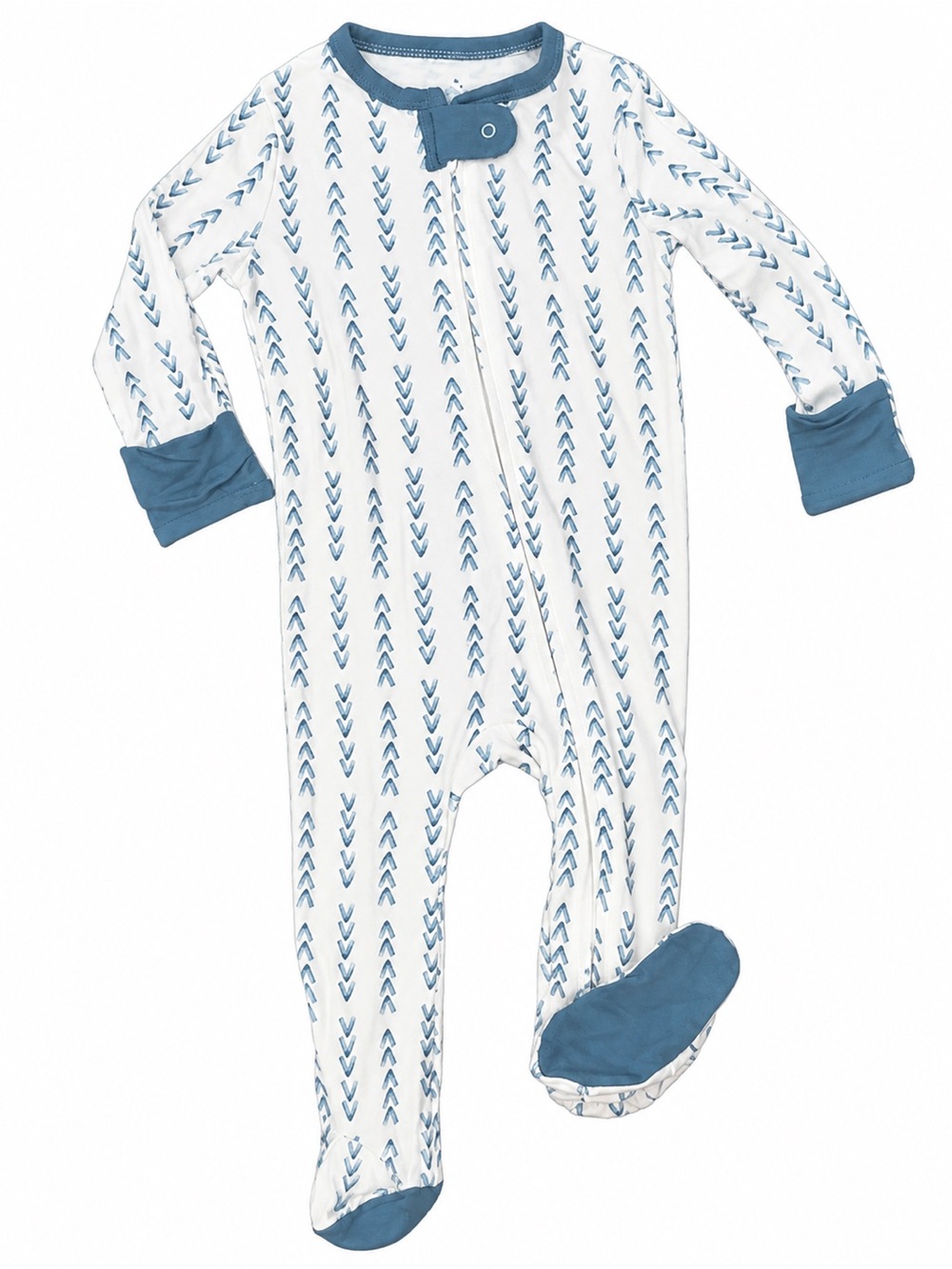 Cloud Island Baby Arrow Print Footie Pajamas Size 6-9M